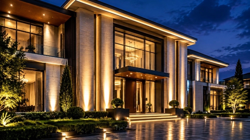 بهترین پروژکتور برای روشنایی فضای باز و نما ساختمان
